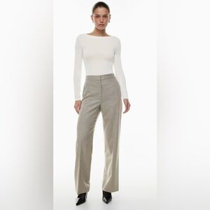 Aritzia Wilfred Alanya Pants Wool Cashmere Blend Size 00